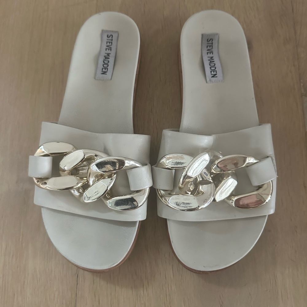 Ivory sandals